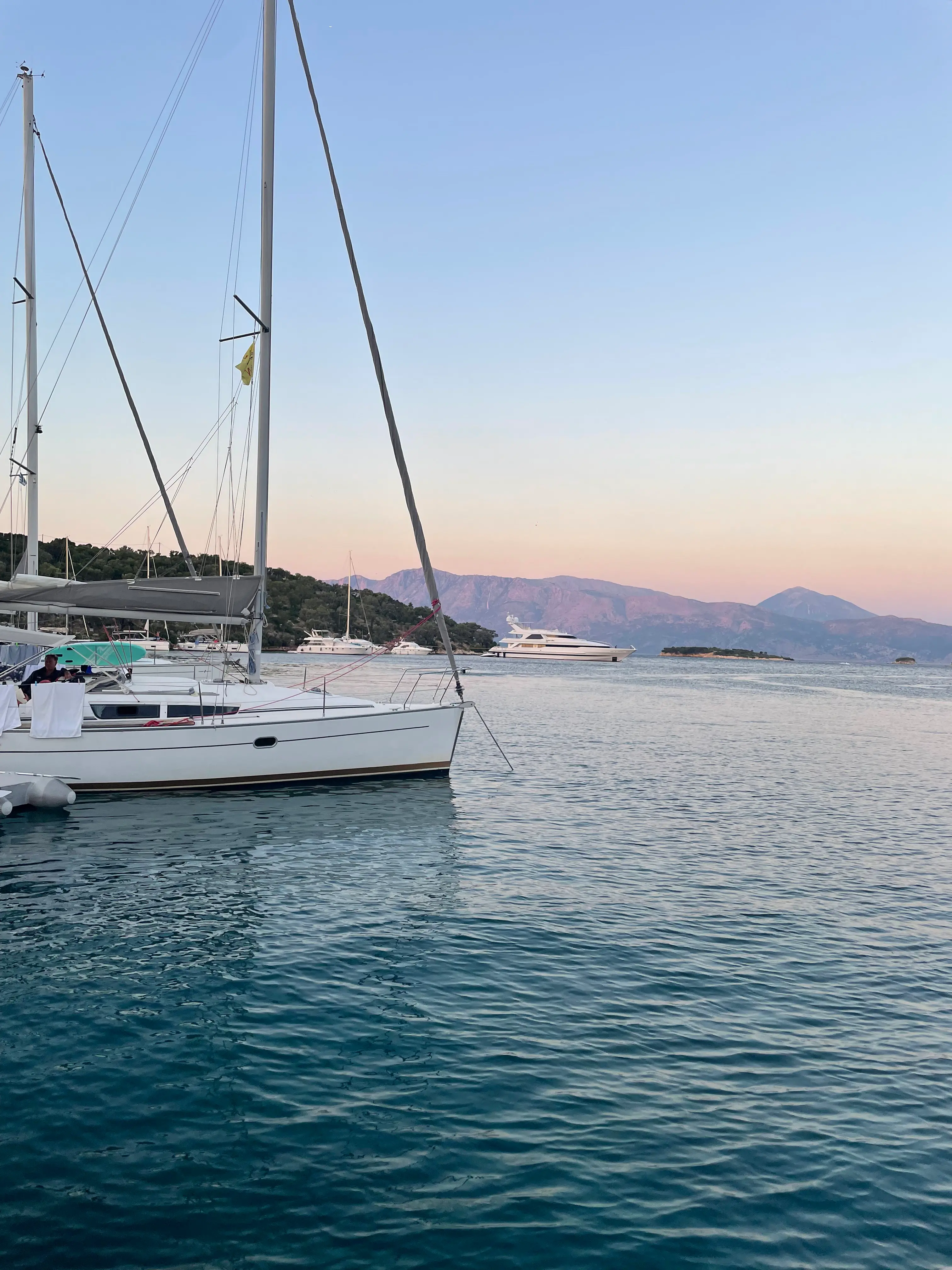 Sailing Ionian sea